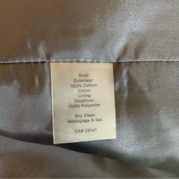 Talbots Black & White Cotton 3/4 Sleeve Blazer Jacket - Picture 4 of 5